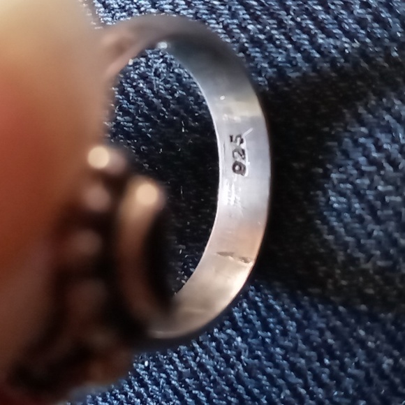 Sterling Silver Carnelian Ring - Picture 4 of 4